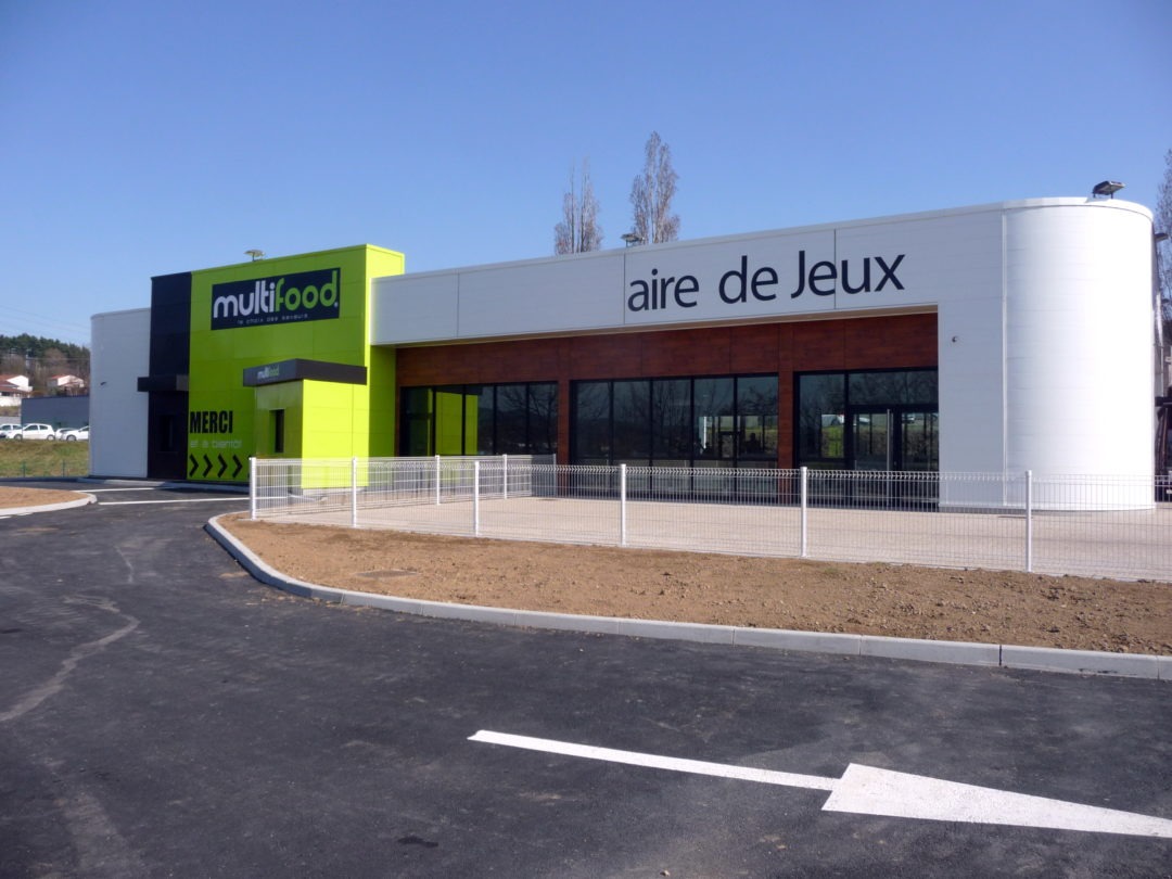 Habillage de façade - Multifood Habillage de façade - Multifood