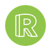 Icone rond lettre en relief