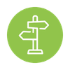 Icone rond signalétique