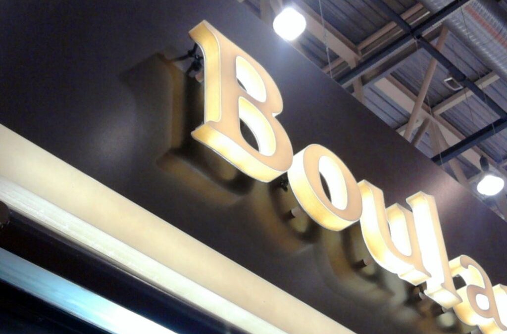 Lettres bloc LEDS – Boulangerie eurexpo