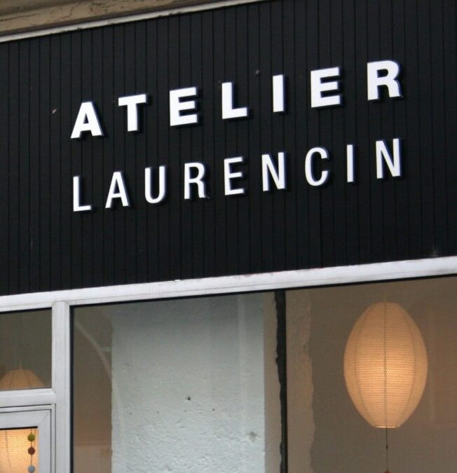 Lettres découpées – Magasin Atelier Laurencin