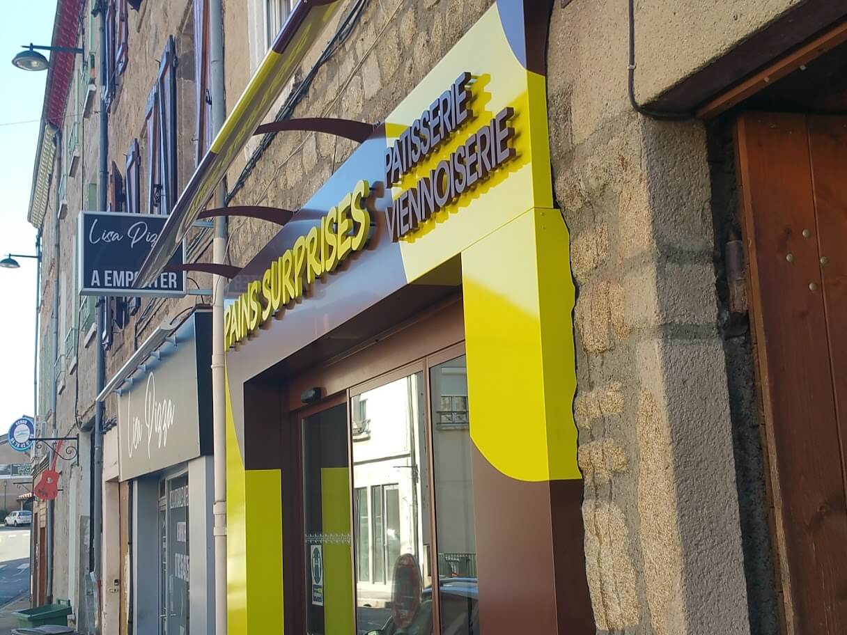 Bandeau de façade – boulangerie