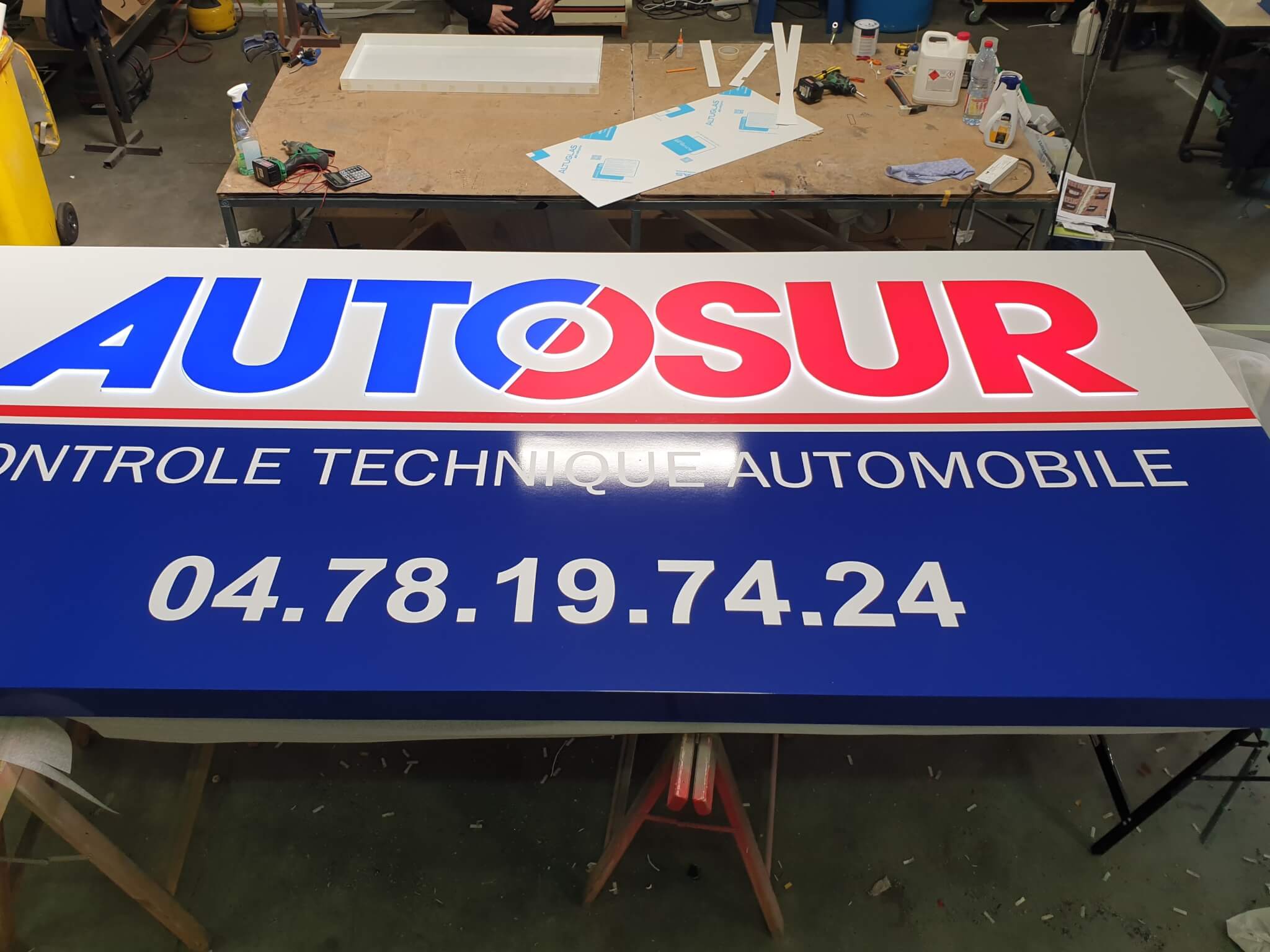 Bandeau de façade – Autosur