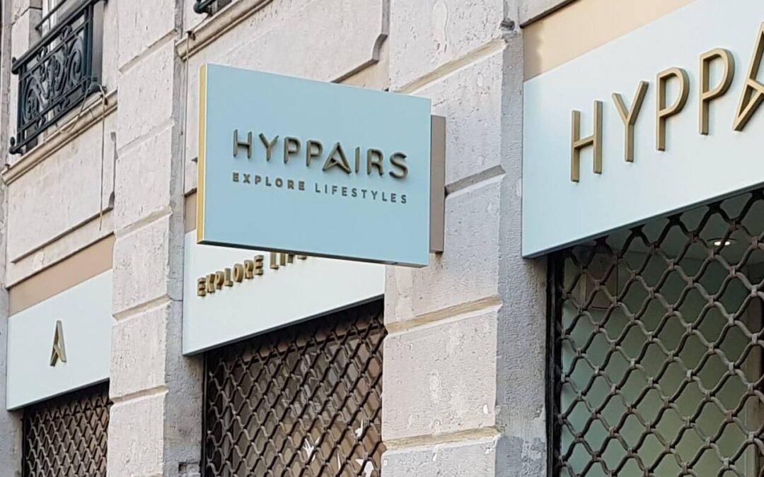 Enseigne drapeau – Hyppairs