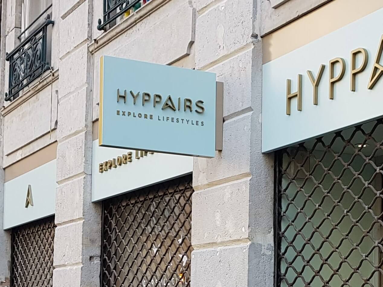 Enseigne drapeau – Hyppairs