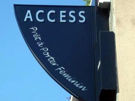 Enseigne drapeau – Access