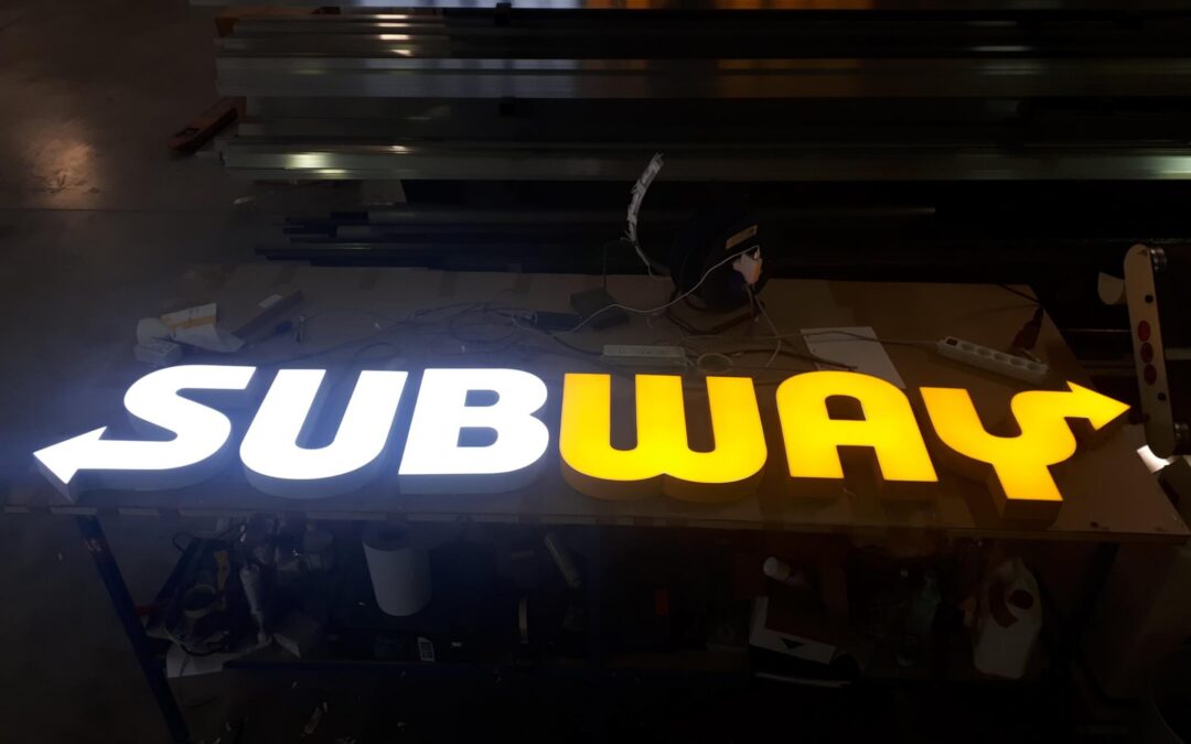 Enseigne lumineuse Subway - SES